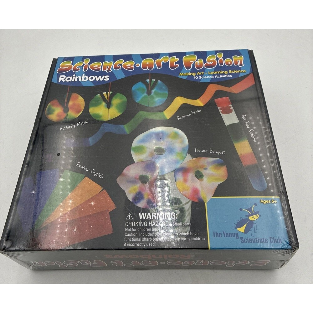 Young Scientists Club Science-Art Fusion Rainbows New 10 Science Activities -New
